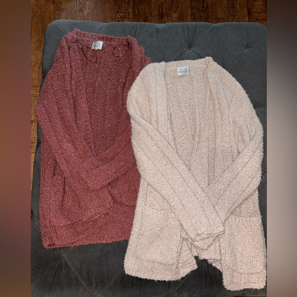 CARDIGAN - BRICK COLOR